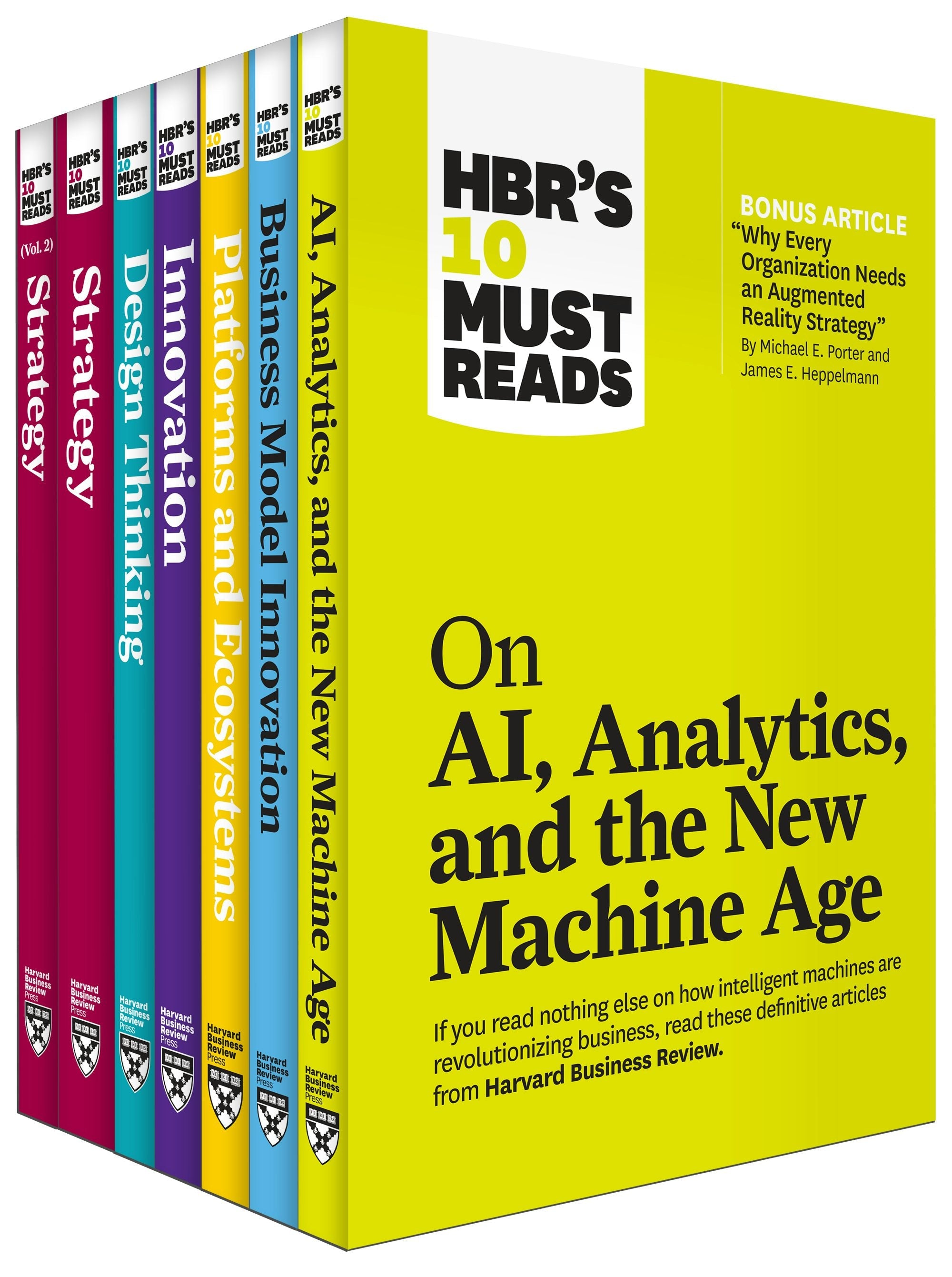 Book cover image for HBR's 10 Must Reads on Technology and Strategy Collection (7 Books) ISBN: 9781647820299